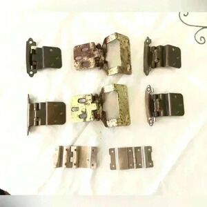 vtg lot of 8 door hinges